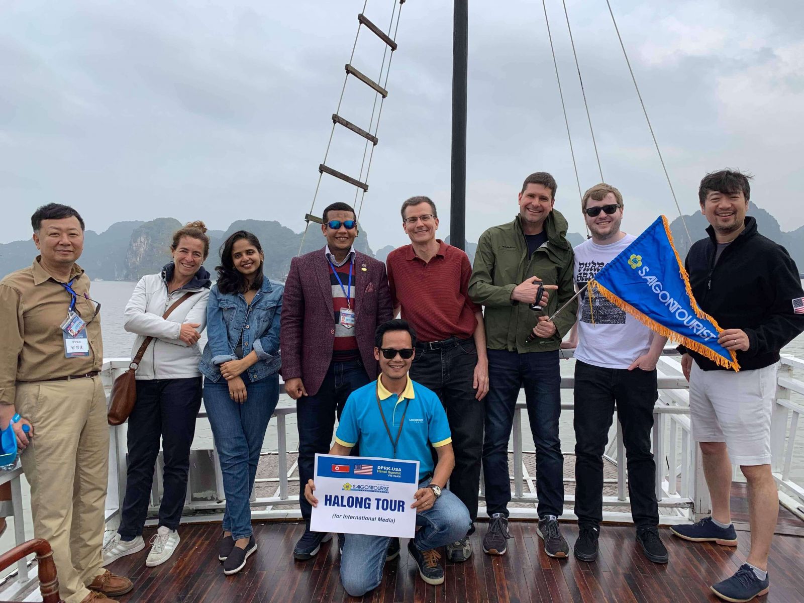 Đoàn khách quốc tế Công ty TNHH MTV Dịch vụ Lữ hành Saigontourist - halong 2019